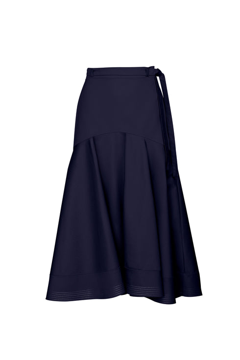 Falda Secret Garden Solida Navy